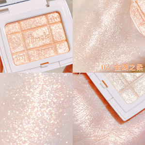 Vegan mỹ phẩm <span class=keywords><strong>3</strong></span> màu làm nổi bật bột ánh sáng lung linh nhãn hiệu riêng khuôn mặt <span class=keywords><strong>Highlighter</strong></span> trang điểm Bronzer đường viền <span class=keywords><strong>Highlighter</strong></span> Palette - Product Image 4