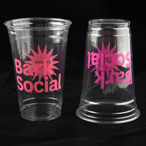 <span class=keywords><strong>9</strong></span> 10 12 16 24 32 <span class=keywords><strong>oz</strong></span> Nhà cung cấp Nhà sản xuất bán buôn biểu tượng tùy chỉnh <span class=keywords><strong>in</strong></span> dùng một lần Pet PP PLA cốc nhựa với nắp - Product Image 1