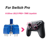Manette K-SILVER JS13 PRO+ TMR pour Switch Pro, PS5, PS4, Xbox Series One, anti-drift, électromagnétique, stick analogique 3D