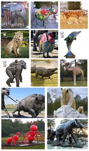 Statue d'hippopotame en fibre de verre grandeur nature <span class=keywords><strong>Sculpture</strong></span> d'hippopotame en résine Décoration animale FRP personnalisée pour jardin extérieur - Product Image 4