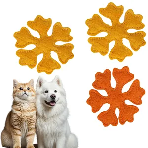 100% naturel luffa flocon de neige forme chats chiens lapins jouets pour animaux de compagnie meulage porter nettoyage des dents - Product Image 2