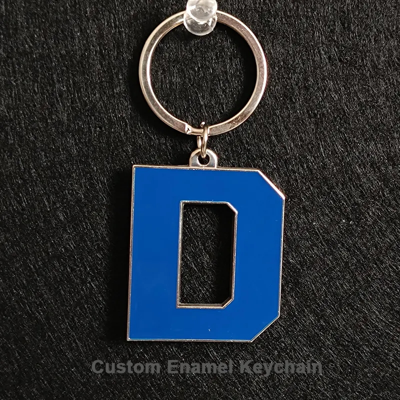 Individueller Schlüsselanhänger aus Metall für individuelle Logogravur Großhandel Schlüsselanhänger Lieferant