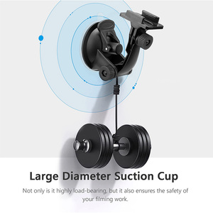 YEAH <span class=keywords><strong>Go</strong></span> <span class=keywords><strong>Pro</strong></span> 11 10 accessoires téléphone portable support de voiture verre <span class=keywords><strong>ventouse</strong></span> pour Gopro Hero Max Insta360 X3 X2 SJCAM DJI OSMO - Product Image 4