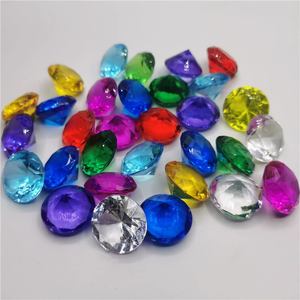 Joyería de Imitación de Piedras Preciosas con Patrón de Diamantes, Material Acrílico Plástico, Tema de Amor, Decoración y Regalo para Días Festivos - Product Image 1