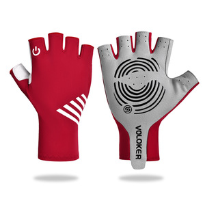 Guantes de Ciclismo Unisex de Verano, de Seda de Hielo, Medios Dedos, Antideslizantes, Transpirables, con Pantalla Táctil, para Deportes al Aire Libre, Fitness, Ciclismo, Entrenamiento - Product Image 2