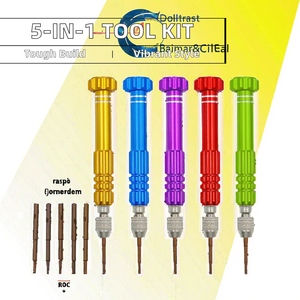 Kit de Herramientas de Reparación de Teléfonos Móviles/<span class=keywords><strong>Celulares</strong></span> 5 en 1 de Precisión, Juego de Destornilladores Rentable <span class=keywords><strong>para</strong></span> <span class=keywords><strong>Soldar</strong></span> Teléfonos y Relojes - Product Image 2