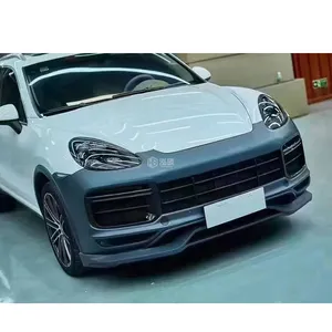 Yüksek kaliteli bodykit araba ön arka tampon aksesuarları yan etek Porsche Cayenne 9Y0 2011 yükseltme 2014 facelibody vücut kiti