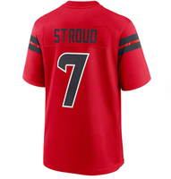 Jahitan Berkualitas Terbaik Dapat Disesuaikan # 7 STROUD  Jersey Sepak Bola Amerika