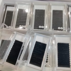 Extensions de cils en cachemire de qualité supérieure à prix réduit, fournitures pour extensions de cils individuelles, plateaux de cils en volume, marque privée, extensions de cils en vison - Product Image 1