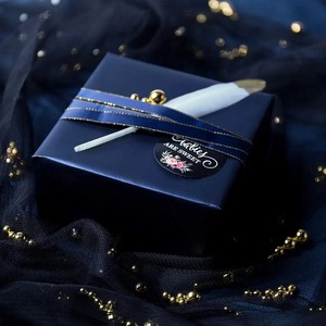 Custom Eco-Friendly Recyclable Metallized Gift <b>Wrapping</b> <b>Paper</b> Roll Star Pattern Single Side Coated Waterproof for Packaging - Product Image 2