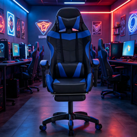 Chaise de bureau pivotante et inclinable en cuir, moderne, pour le gaming et le travail, à prix abordable, vente en gros
