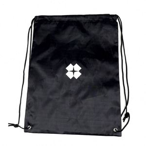 Sac à cordon en polyester réutilisable avec logo personnalisé, vente directe d'usine, pour la salle de sport - Product Image 6