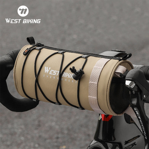 Sac de guidon de vélo multifonctionnel WEST BIKING, grande capacité, avec bretelles, sac de guidon de vélo durable - Product Image 1
