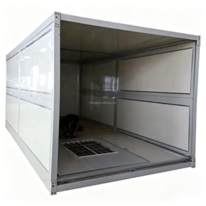 Casa Contenedor Plegable, Cobertizo <span class=keywords><strong>de</strong></span> Almacenamiento <span class=keywords><strong>Exterior</strong></span>, Taller Prefabricado <span class=keywords><strong>de</strong></span> Acero, Oficina Agrícola, Dormitorio, Montaje Rápido - Product Image 4