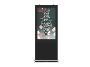 Ultima nuova tecnologia 55 65 75 pollici all'aperto Ultra sottile pavimento in piedi Touch Screen LCD Display Totem Ip66 Digital Signage chiosco - Product Image 3