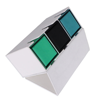 Boîte de rangement pour cartes de jeu 3-en-1, étui pour cartes Commander OEM, boîte de rangement en cuir PU/PVC moderne et personnalisable, boîte cadeau