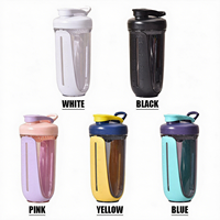 Bouteille shaker personnalisée avec logo imprimé, bouteille shaker personnalisée, bouteilles de protéines pour la salle de sport, bouteilles en plastique sans BPA, promotion