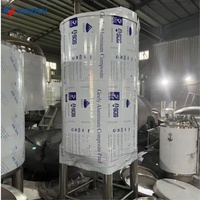 Réservoir conique scellé en acier inoxydable sanitaire 304/316L pour le stockage d'azote liquide, de bière, de café, de vin, d'eau, et comme cuve de fermentation, et comme cuve de fermentation sous pression