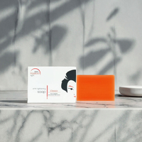 Savon Kojie San artisanal OEM Haolong pour adultes, marque privée, blanchissant, amincissant, éclaircissant pour le visage, à base de plantes, en forme solide