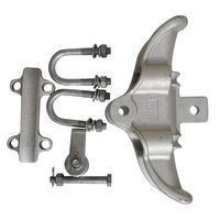 Accessoires électriques XGU : Pince de suspension pour lignes de transmission de câbles à fibres optiques