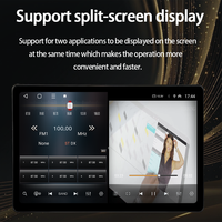 Radio para Auto Android con Pantalla Grande de 14 Pulgadas, Reproductor de CD, Pantalla OLED, Compatible con Marco de 9"/10", Reproductor Multimedia Universal, CarPlay Inalámbrico