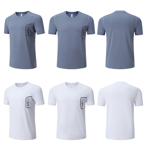T-shirt de course respirant pour homme avec logo personnalisé, impression numérique, coupe classique, manches courtes - Product Image 3