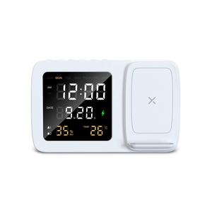 Top meilleure vente dans le monde téléphone Portable Digitital réveil chargeur sans fil Pad pour <span class=keywords><strong>Iphone</strong></span> - Product Image 1