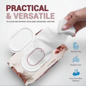 Toallitas Húmedas Personalizadas <span class=keywords><strong>de</strong></span> Alta Calidad <span class=keywords><strong>para</strong></span> Bebés, Extra Suaves, <span class=keywords><strong>para</strong></span> <span class=keywords><strong>Limpieza</strong></span> del Hogar y del Bebé - Product Image 4