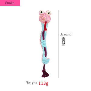 Cắn kháng bền sang trọng kêu cót két Chew cá sấu thằn lằn rắn hữu cơ mềm <span class=keywords><strong>Dog</strong></span> Pet đồ chơi cho vật nuôi - Product Image 6