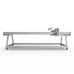 L595 2023 नई डिजाइन फ्लैटबेड Laminator Applicator छोटे Flatbed साइन फाड़ना Flatbed आवेदन टेबल