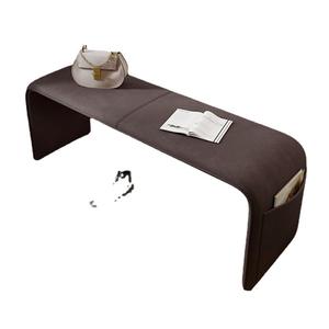 Nordic Designer Entryway Shoe <b>Bench</b> Saddle Leather Modern Minimalist Living Room <b>Bed</b> <b>End</b> <b>Bench</b> Adult Use - Product Image 5
