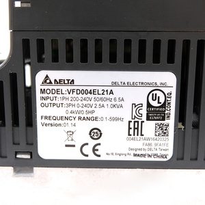 Original  Nouveau  VFD004EL21A 0.4kW 1-Phase 220VAC Modbus Original Taïwan - Product Image 3