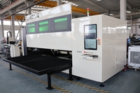 Máquina de Corte Láser de Metal con Mesa de Trabajo Extraíble Totalmente Cerrada 3015, Máquina de Corte Láser de Fibra de 6000w con Cubierta Completa