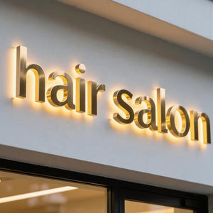 Lettres en relief LED personnalisables KONCEPT 3D, enseigne rétroéclairée pour la publicité et les entreprises, installation murale - Product Image 6