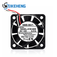 Ventilateur DC5V 0.21A 4010 NMB 40X40X10MM 4CM Haute Vitesse Silencieux 3 Fils 1604KL-01W-B59 Double Roulement à Billes Refroidisseur Axial pour Projecteur et DVR