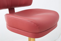 Tabouret de casino chaise style royal design moderne loisirs et base en métal et siège en cuir utilisé pour le casino de poker de table de jeu