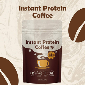 Aeglewell Caffè Istantaneo Proteico a Basso Contenuto di Grassi, Keto-Friendly, <span class=keywords><strong>Polvere</strong></span> di Caffè Istantaneo ad Alto Contenuto Proteico - Product Image 5