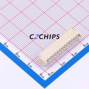 ZX-PH2.0-WT13P Wire-to-Board Pin Header SMD,P=2mm,Horizontal Mount Connector 1x13P 2mm Horizontal Mount PH - Product Image 2