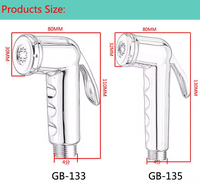 Ensemble de pulvérisateur de bidet mural moderne en plastique ABS, blanc, Shattaf, garantie 5 ans, multifonction, vente en gros d'usine