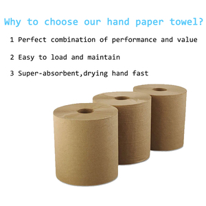 Rouleaux de serviettes en <span class=keywords><strong>papier</strong></span> jetables, pour salle de bain, eco, vierge/personnalisé, naturel, en <span class=keywords><strong>rouleau</strong></span>, utile, 50 pièces - Product Image 4