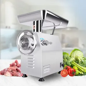 Moedor de carne elétrico, 2 hp head 42 sob 5000 motor dc máquina pequena 270 3l moedor de carne com jarra de vidro