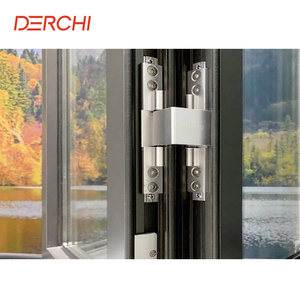 Ventanas plegables y deslizantes de vidrio templado de aluminio, diseño moderno, multifunción, comercial, exterior - Product Image 6