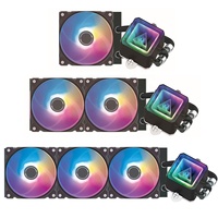 Refroidisseur liquide ARGB Ruiquan 2024, dernière génération, avec roulement fluide et 30 CFM pour PC de jeu Intel/Series 120 mm