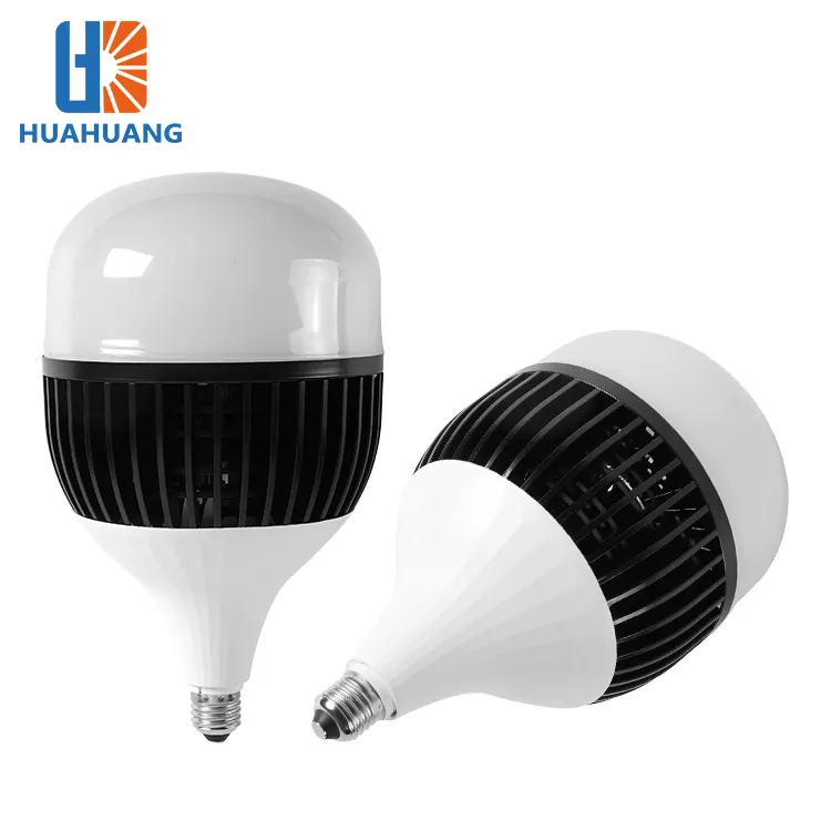 תאורת פנים סיטונאי Huahuang דיור לבן B22 E27 50W 80W 100W 150W נורת LED
