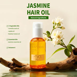 Soins capillaires pour hommes et femmes Huile essentielle de <span class=keywords><strong>jasmin</strong></span> 100 ml Renforcement <span class=keywords><strong>des</strong></span> racines Anti-frisottis Lissage Cheveux secs - Product Image 2