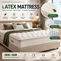 Materasso in Lattice ad Alta Resilienza, Comfort Personalizzato, OEM, Etichetta Privata per Arredamento Camere d'Albergo
