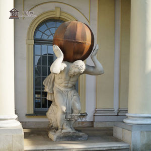 Célèbre statue de marbre antique grecque de la terre <span class=keywords><strong>Atlas</strong></span> God Sculpture - Product Image 4