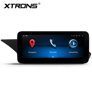 XTRONS 10.25 "汽车屏幕8 + 128GB Carplay安卓汽车4G LTE汽车立体声奔驰e级W212 S212 2009-2012
