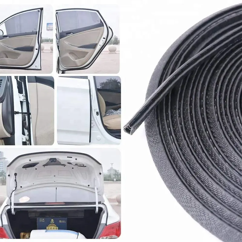 Auto Door Window Edge Trim Strip Push on PVC Edge Trim U Shape Plastic Edge Protector for Cars Boats Machinery