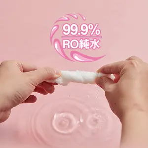 女性はクレンジングワイプが大好き個別包装Ro精製水ウェットトイレットペーパー抗菌湿ったトイレットペーパータオル